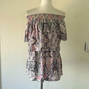Parker silk romper